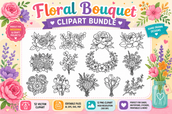 Floral Bouquet Clipart Bundle: A Practical Review
