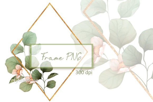 Gold Frame PNG Frame with Flowers: Elevating Digital and Physical Creativity