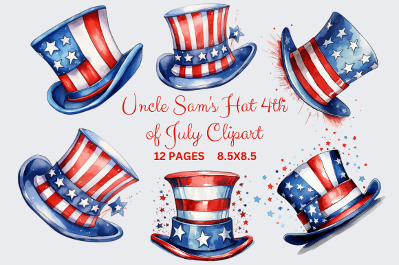 Uncle Sam s Hat 4th of July Clipart: A Practical Asset for Creative Workflows