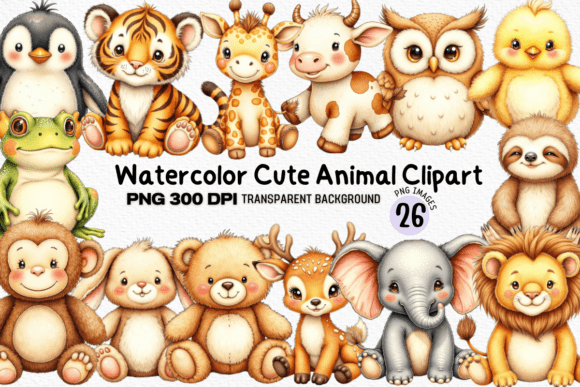 Watercolor Cute Animal Clipart Bundle: A Practical Guide for Creative Workflows