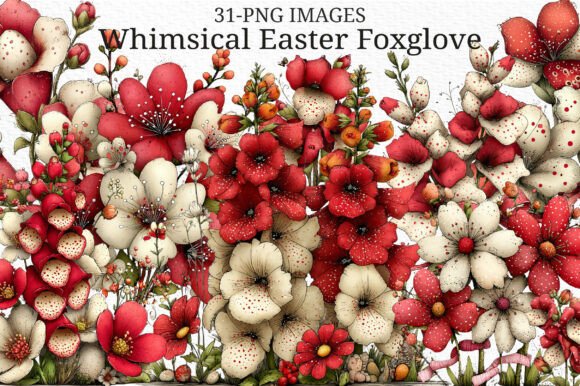 Whimsical Easter Foxglove Clipart Png: A Guide to Spring Floral Design